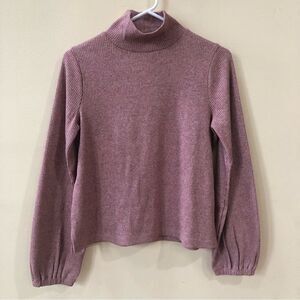 Madewell Bubble Sleeve Swing Turtleneck